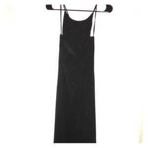 Long black formal dress